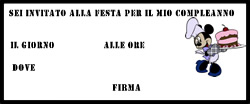 Inviti compleanno