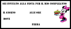 Inviti compleanno